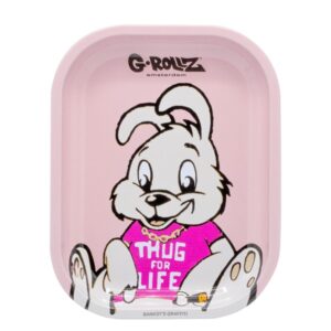 Bandeja Metal 18x14 cm. G-Rollz Banksy Thug Rabbit