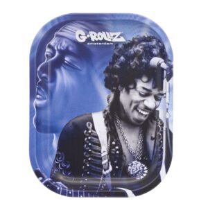 Bandeja Metal 18x14 cm. G-Rollz Jimi Blue Spark