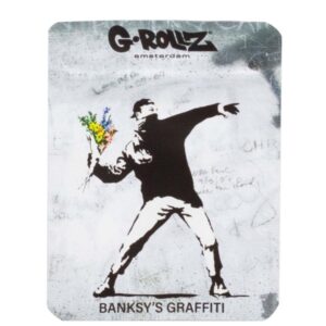 Bolsa Antiolor Banksy Flower Thrower 10x15 cm. Pack 6 ud.