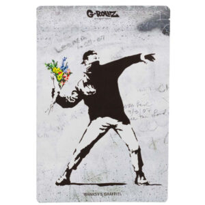 Bolsa Antiolor Banksy Flower Thrower 15x20 cm. Pack 25 ud.