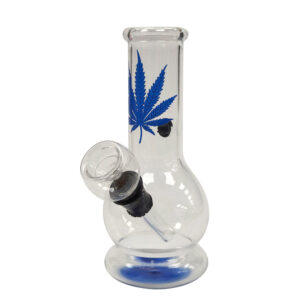 Bong Cristal Mini Rasta # 2 - 12 cm.
