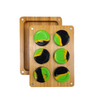 Caja Bamboo 15x11x4 cm. Magnetic Kit Dab Smoking