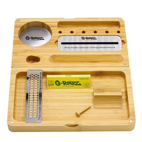 Caja Fumador G-Rollz Bamboo Premium 22x25 cm.