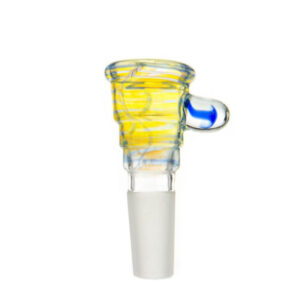 Cazoleta Cristal 14 mm. Yellow & Blue