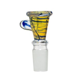 Cazoleta Cristal 19 mm. Yellow & Blue