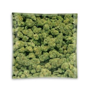 Cenicero Cristal Cuadrado Buds 11x11 cm.