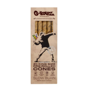 Cones G-Rollz K.S. 20 ud. Banksy Flower Thrower Unbleached