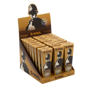 Cones G-Rollz K.S. 3 ud. x 24 Blisters Banksy Rude Cooper Unbleached