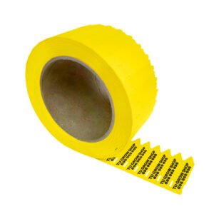 Etiqueta Pincho 17 x 80 mm. Personalizada Amarillo 1000 u.