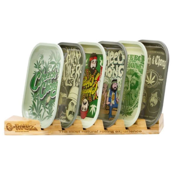 Expositor Bamboo Bandeja Metal 18x14 cm.