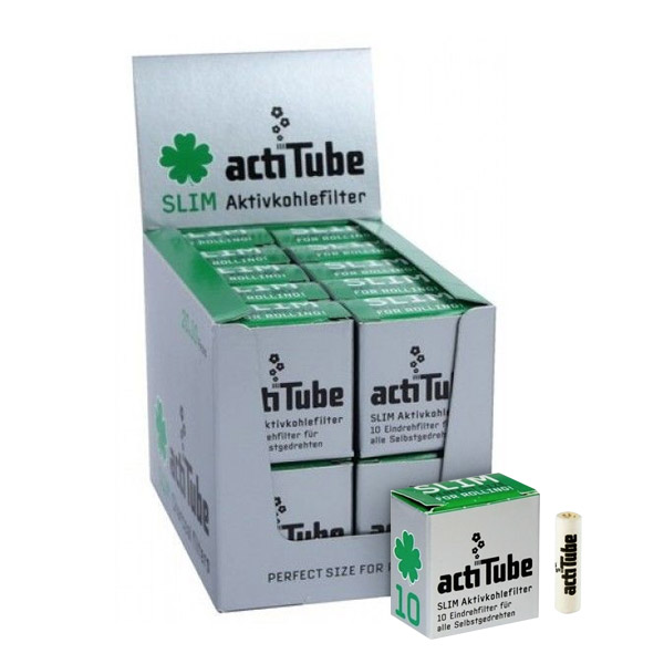 Filtros Acti Tube Slim 7 mm. 10 ud. x 20 Cajitas