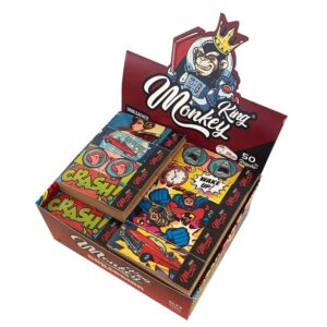 Filtros Monkey King Unbleached 50 ud.