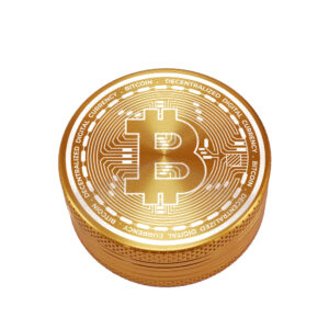 Grinder Metal Design Bitcoin 40 mm.