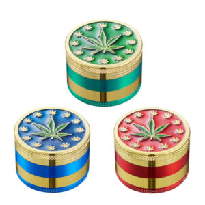 Grinder Polinizador Metal Leaf 50 mm. Pack 3 ud.
