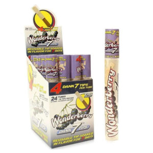 Papel de fumar Cyclone Dank Tips King Size Wondeberry 24 ud.