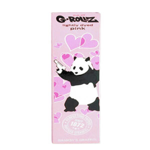Papel de fumar G-Rollz 1.1/4 & Tips Panda Gunning Pink 24 librillos