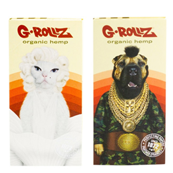 Papel de fumar G-Rollz K.S. Tips & Tray Pets 16 librillos