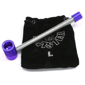 Pipa Metal Muelle Twister L 13 cm. Purple