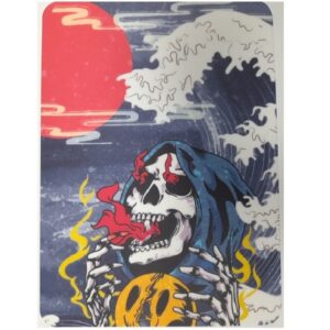 Tapete Silicona 28x44 cm. Skull & Wave