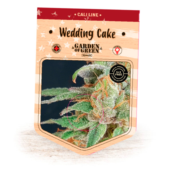 Wedding Cake 3 u. fem. Garden of Green Seeds