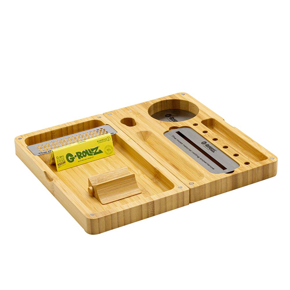 Caja Fumador G-Rollz Bamboo Premium 22x25 cm. - Imagen 4