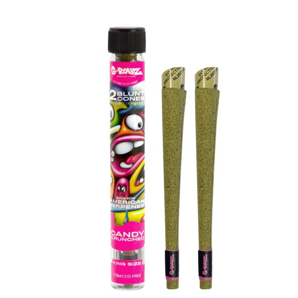 Blunts Cones G-Rollz Hemp Candy Crunched 12x2 ud. - Imagen 2