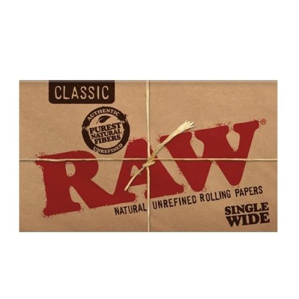 Papel Raw Classic Single Wide Doble 25 librillos - Imagen 2