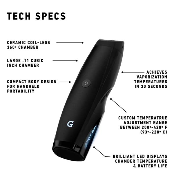 Vaporizador G-Pen Elite Black - Imagen 3