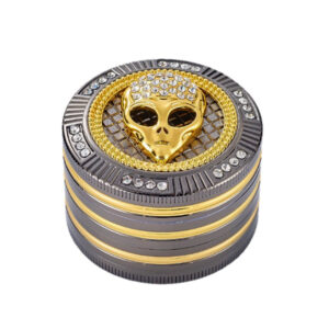 Grinder Polinizador Metal Gift Box Diamonds Alien 50 mm.