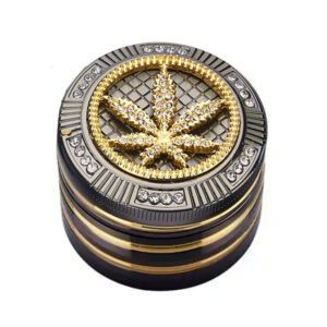 Grinder Polinizador Metal Gift Box Diamonds Leaf 50 mm.