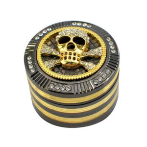 Grinder Polinizador Metal Gift Box Diamonds Skull 50 mm.