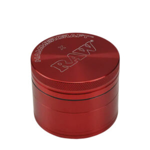 Grinder Polinizador Metal Raw Gift Box 50 mm. Red